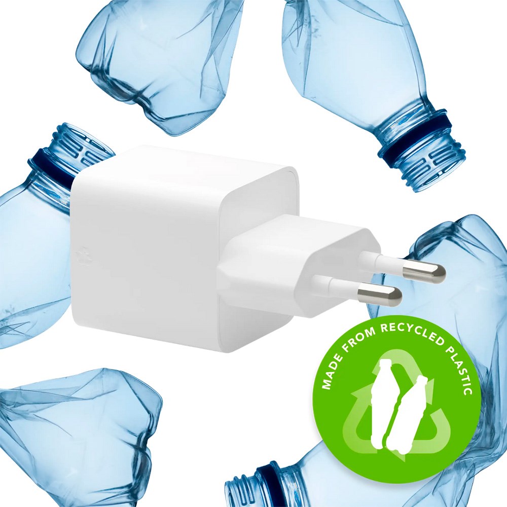 1 x USB-C 30W/1 x USB-A 18W - dbramante1928 EU Vegglader - Hvit