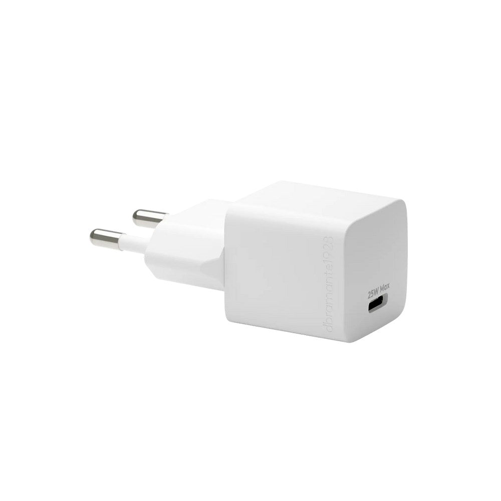 1 x USB-C 25W - dbramante1928 EU Vegglader - Hvit