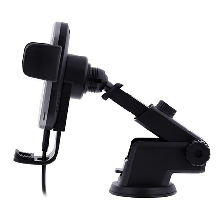 T'NB 3-i-1 Mobiltelefonholder for Bil m. Trådløs lading - Svart