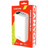 Canyon 20W PowerBank - 30.000 mAh - Hvid