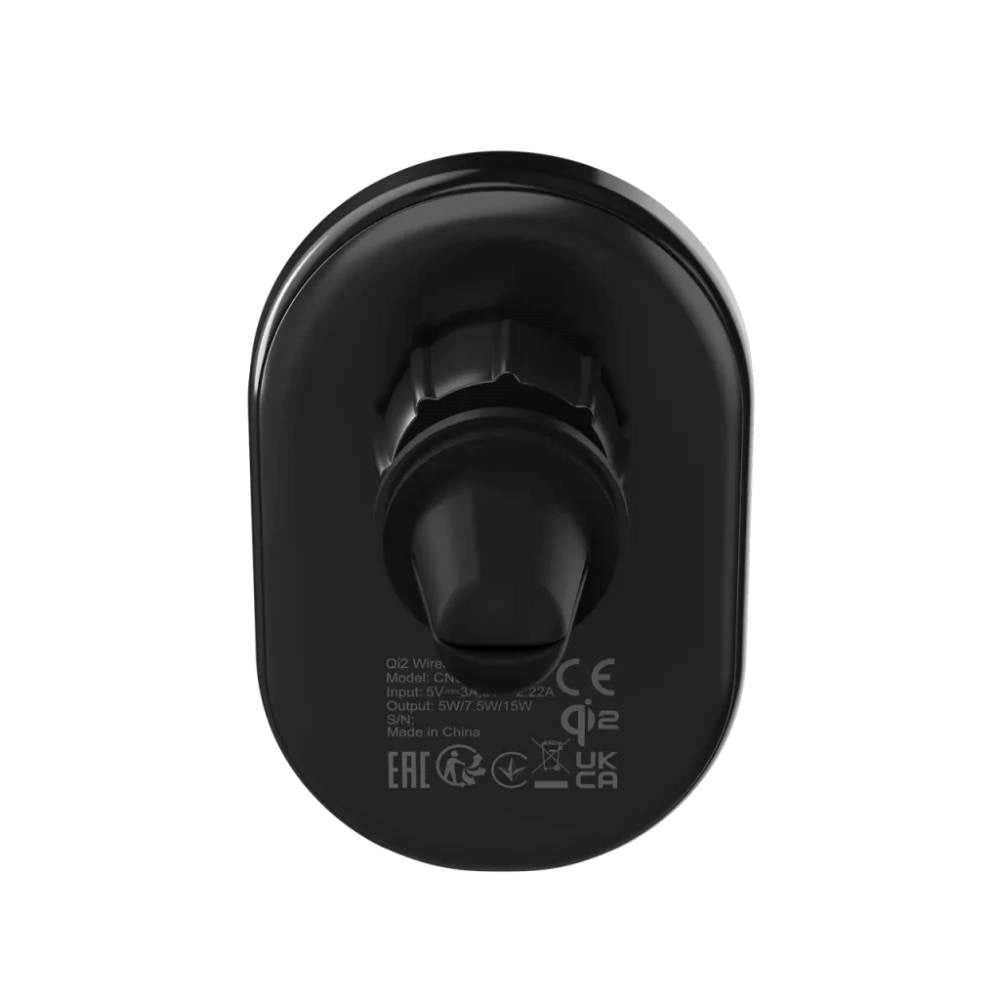 Canyon 15W Biloplader til Ventilationsanlæg - Qi2 / MagSafe Kompatibel - Sort