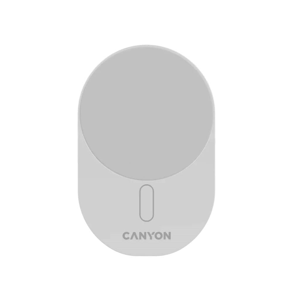Canyon 15W Biloplader til Ventilationsanlæg - Qi2 / MagSafe Kompatibel - Hvid