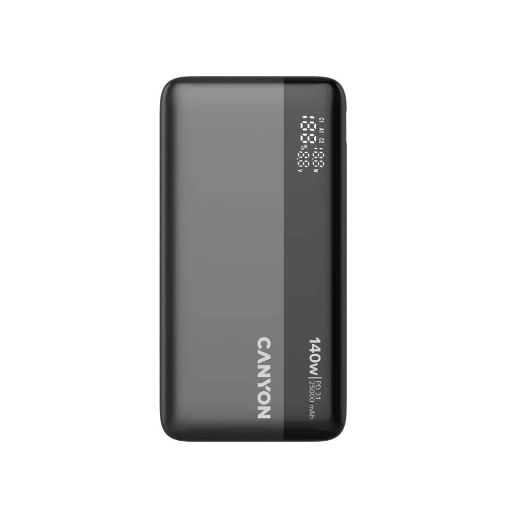 Canyon OnPower 240 PowerBank - 140W / 25.000 mAh - Grå