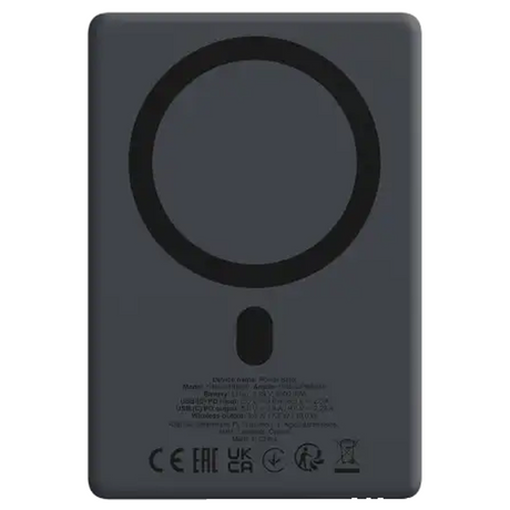 Canyon OnPower 500 PowerBank - 5000 mAh - MagSafe Kompatibel - Sort