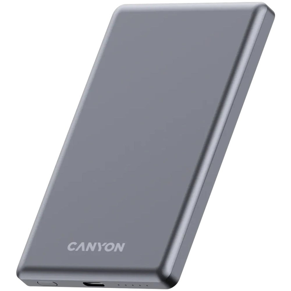 Canyon OnPower 505 PowerBank - 20W / 5000 mAh - MagSafe Kompatibel - Grå