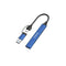 Canyon 4-i-1 USB-A/C Multihub - Blå