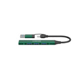 Canyon 4-i-1 USB-A/C Multihub - Grøn