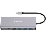 Canyon 13-i-1 USB-C Hub - Grå