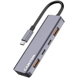 Canyon DS18 5-i-1 USB-C Hub - 100W - Grå