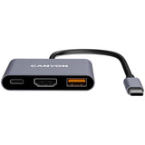 Canyon DS4 3-i-1 USB-C Hub - 100W - Grå