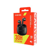 Canyon OnGo 13 True Wireless Høretelefoner - In-Ear - Sort