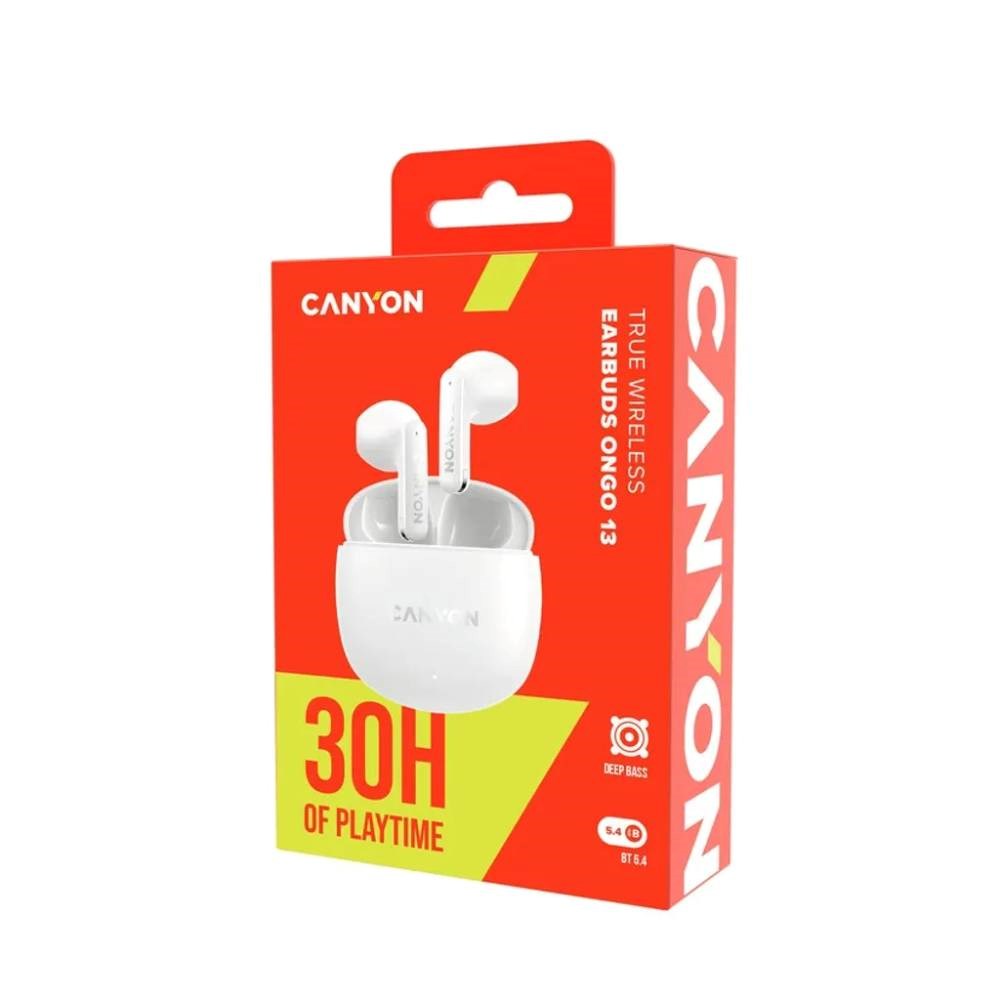 Canyon OnGo 13 True Wireless Høretelefoner - In-Ear - Hvid