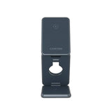Canyon 3-i-1 15W Foldbar Trådløs Oplader - Qi / MagSafe Kompatibel - Grå