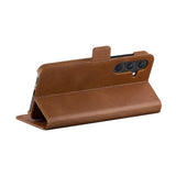 Samsung Galaxy A55 (5G) - dbramante1928 Copenhagen Ægte Læder Flip Cover m. Pung - Tan