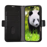 iPhone 16 Pro dbramante1928 Copenhagen Slim Ægte Læder Flip Cover m. Pung - Black