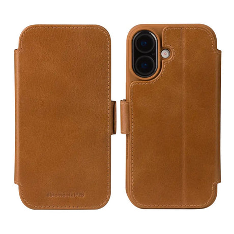 dbramante1928 iPhone 17 Copenhagen Flip Cover m. Ståfunktion - Tan