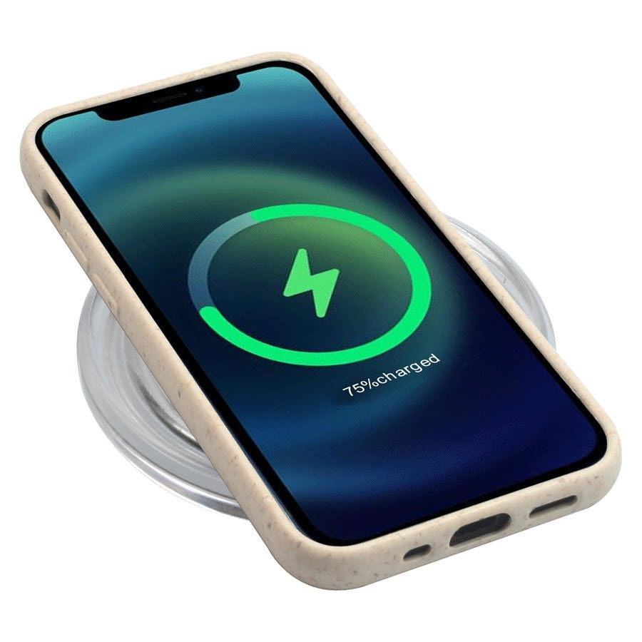 iPhone 12 / 12 Pro GreyLime 100% biologisk nedbrytbart deksel - Beige