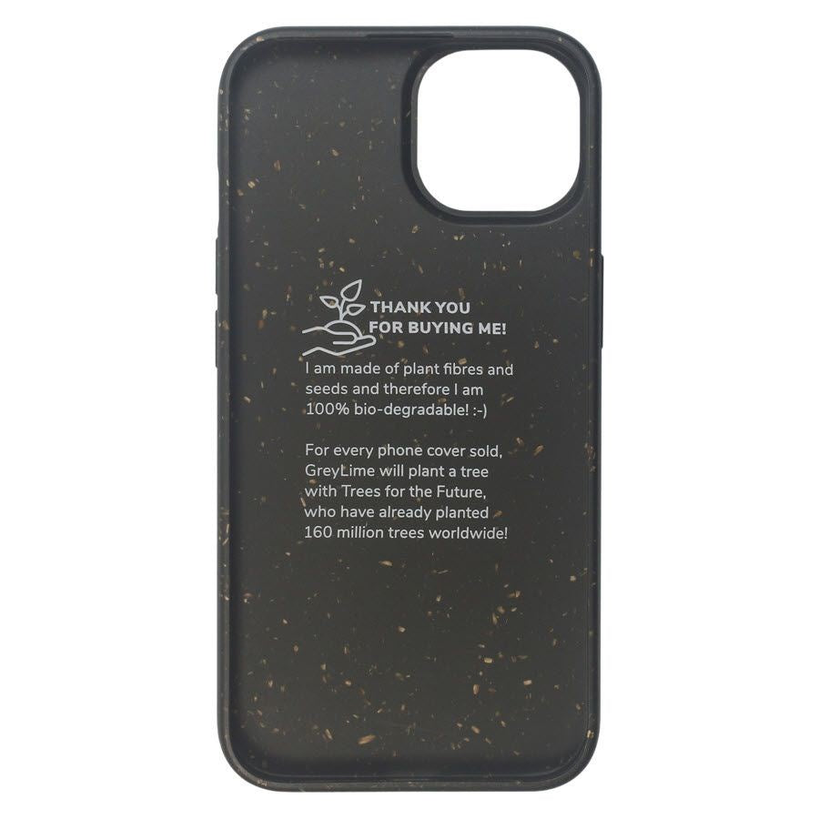 iPhone 15 GreyLime 100% Biodegradable Cover - Sort