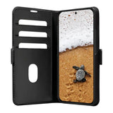 Samsung Galaxy S24 dbramante1928 Copenhagen Slim Leather Flip Cover m. Lommebok - Svart