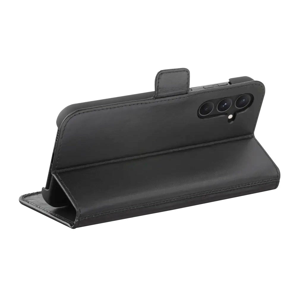 Samsung Galaxy S24 dbramante1928 Copenhagen Slim Leather Flip Cover m. Lommebok - Svart