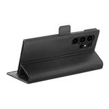 Samsung Galaxy S24 Ultra dbramante1928 Copenhagen Slim Leather Flip Cover m. Lommebok - Svart