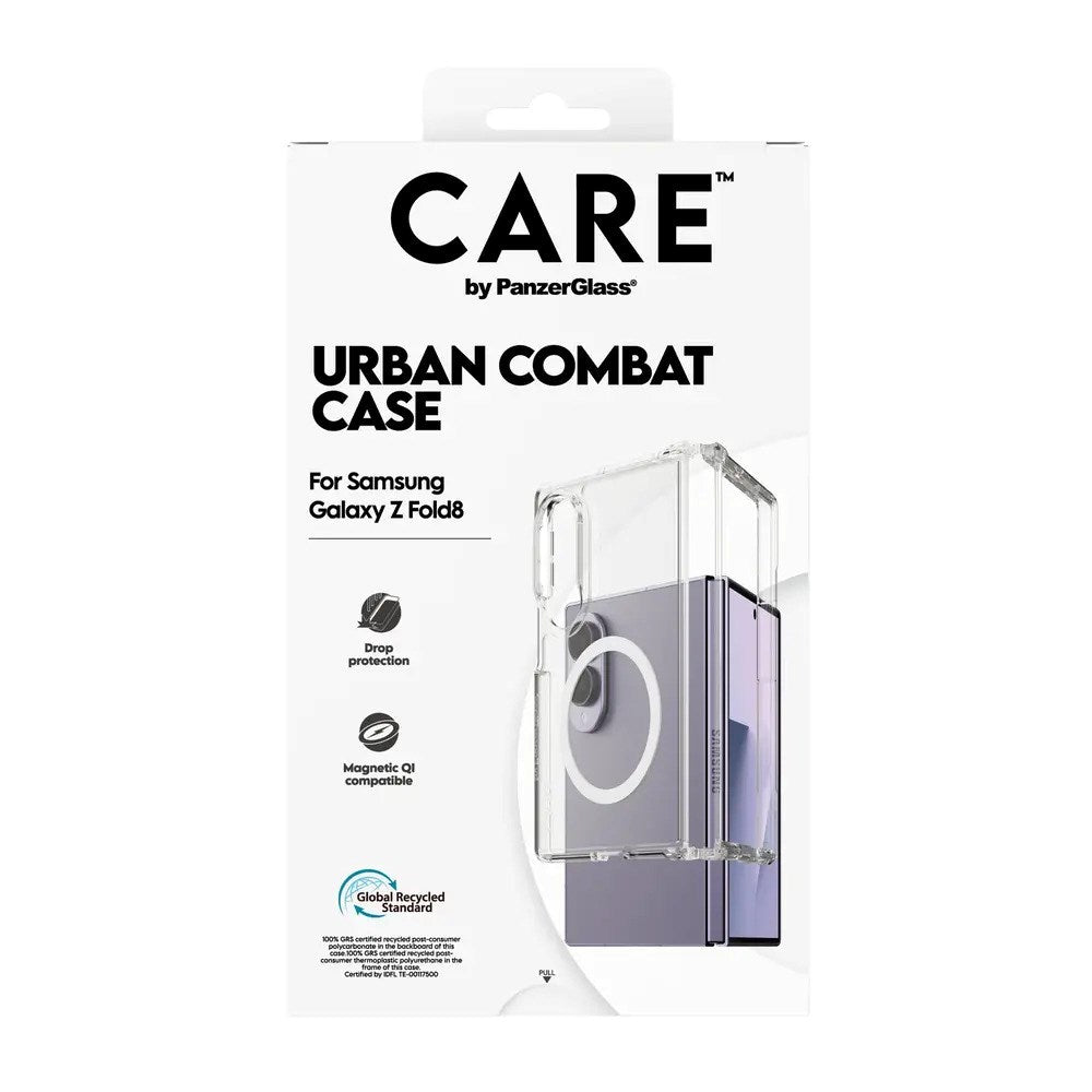 CARE™ by PanzerGlass® Samsung Galaxy Z Fold8 Urban Combat Case - Qi Kompatibel - Transparent
