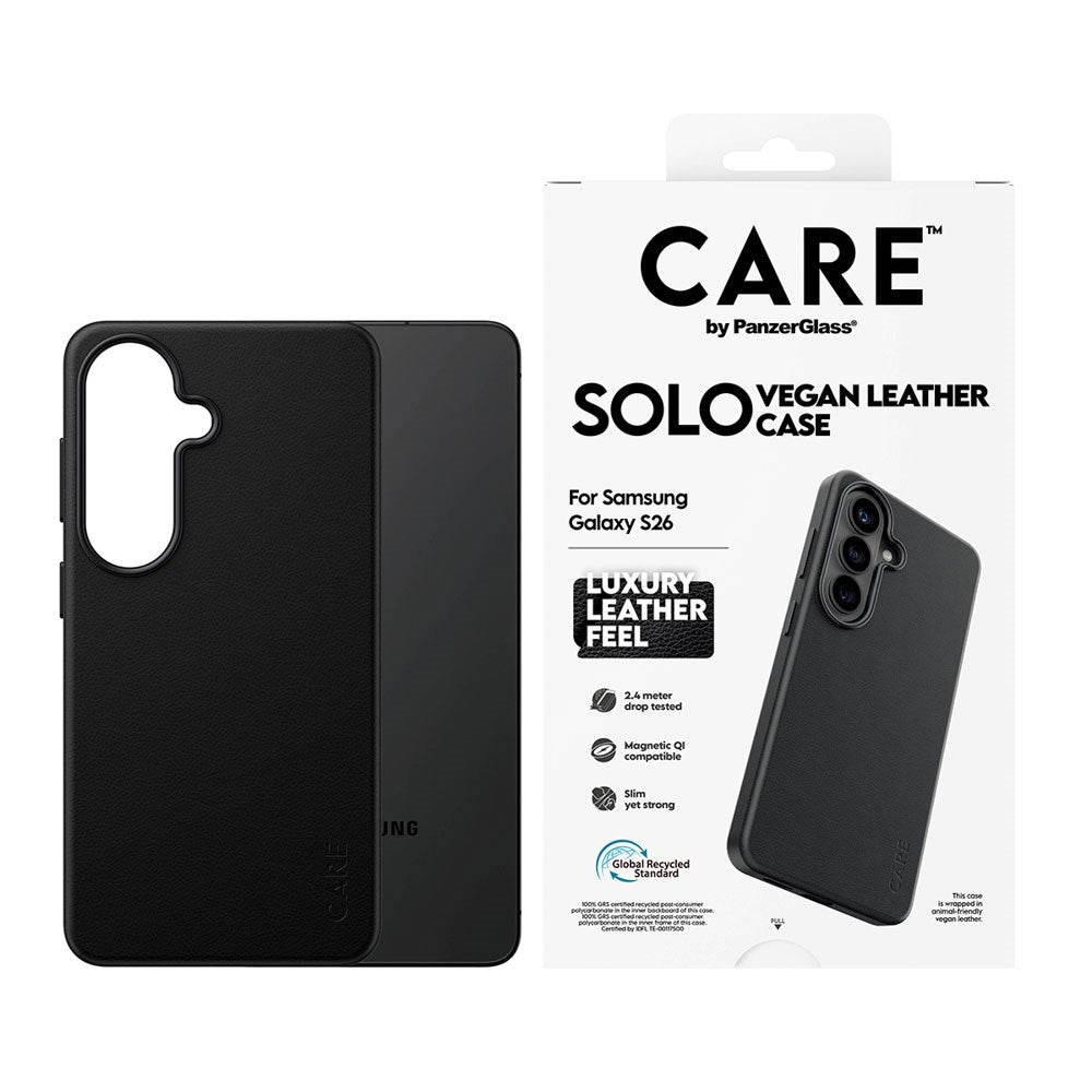 Samsung Galaxy S26 CARE by PanzerGlass SOLO Cover - Sort