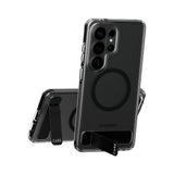 Samsung Galaxy S25 Ultra CARE by PanzerGlass Feature Kickstand Cover -  Qi Kompatibel - Transparent / Black