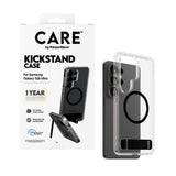 Samsung Galaxy S25 Ultra CARE by PanzerGlass Feature Kickstand Cover -  Qi Kompatibel - Transparent / Black