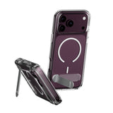 iPhone 18 Pro / 17 Pro CARE by PanzerGlass Feature Kickstand Cover - MagSafe Kompatibel - Gennemsigtig / Hvid