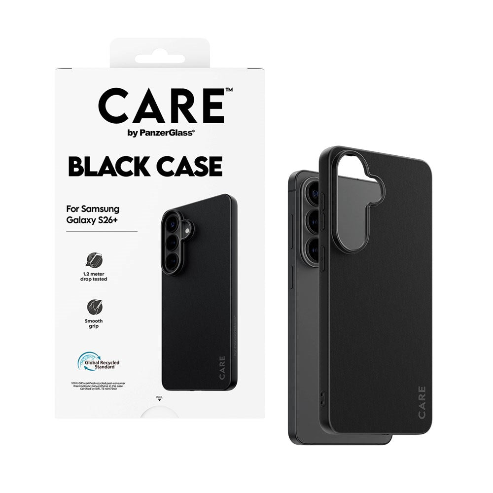 Samsung Galaxy S26+ (Plus) CARE by PanzerGlass Fearlessly Fashionable Cover - Black