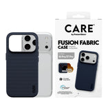 iPhone 18 Pro / 17 Pro CARE by PanzerGlass Fusion Fabric Case - MagSafe Kompatibel - Blå