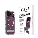 iPhone 18 Pro Max  / 17 Pro Max CARE by PanzerGlass Feature Kickstand Cover - MagSafe Kompatibel - Gennemsigtig / Hvid