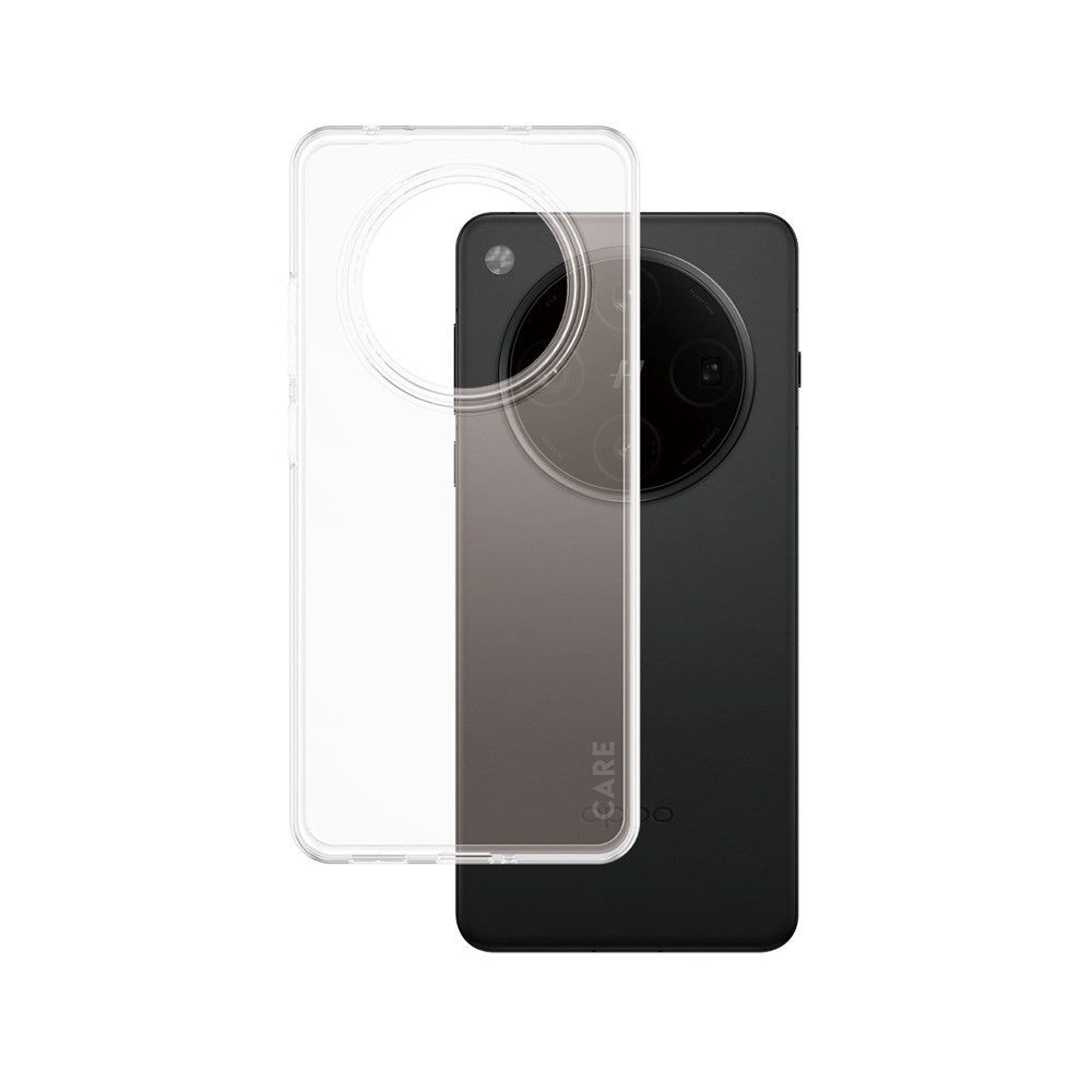 Oppo A5 Pro (5G) - CARE by PanzerGlass Fashionable Transparent X-Ray Soft Basic Cover - Gennemsigtig