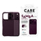 iPhone 18 Pro / 17 Pro CARE by PanzerGlass Fashionable Samba Mobil Cover - MagSafe Kompatibel - Dark Cherry