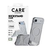 iPhone Air CARE by PanzerGlass Feature Kickstand Mobil Cover -  MagSafe Kompatibel - Transparent / Silver