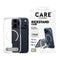iPhone 17 Pro CARE by PanzerGlass Feature Kickstand Mobil Cover -  MagSafe Kompatibel - Transparent / Silver