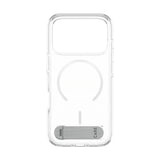 iPhone 17 Pro CARE by PanzerGlass Feature Kickstand Mobil Cover -  MagSafe Kompatibel - Transparent / Silver