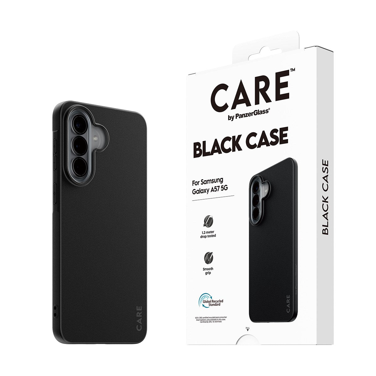 Samsung Galaxy A57 CARE by PanzerGlass Fearlessly Fashionable Cover - Black