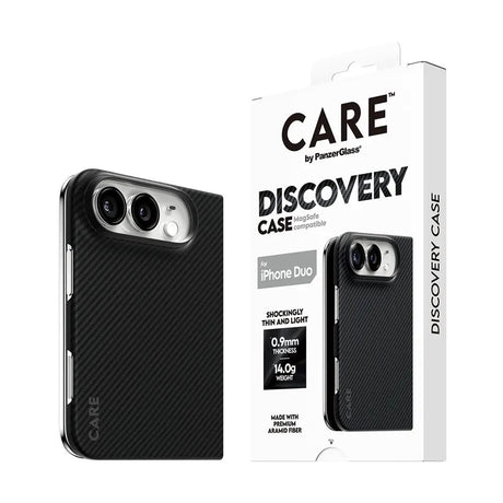 CARE by PanzerGlass iPhone Duo Crossfire Mobil Cover - MagSafe Kompatibel - Sort