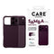 iPhone 18 Pro Max  / 17 Pro Max CARE by PanzerGlass Fashionable Samba Mobil Cover - MagSafe Kompatibel - Dark Cherry