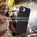 iPhone 16e CARE by PanzerGlass Fashionable Samba Cover - MagSafe Kompatibel - Sort