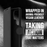 CARE by PanzerGlass Samsung Galaxy S25 Ultra Feature Lommebokveske m. Stativ - Svart