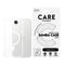 iPhone 16e CARE by PanzerGlass Fashionable Samba Cover - MagSafe Kompatibel - Gennemsigtig / Hvid