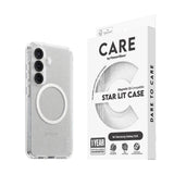 CARE by PanzerGlass Samsung Galaxy S25 FLAGSHIP Urban Combat Cover - Qi Kompatibel - Star Lit / Hvid