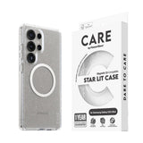 CARE by PanzerGlass Samsung Galaxy S25 Ultra FLAGSHIP Urban Combat Cover - Qi Kompatibel - Star Lit / Hvid