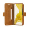 Samsung Galaxy S22 - dbramante1928 Copenhagen Slim Ægte Læder Flip Cover m. Pung - Tan