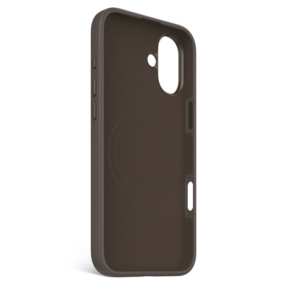 Dekodet iPhone 16 Plus antimikrobiell silikon bakdeksel - MagSafe-kompatibel - Phantom