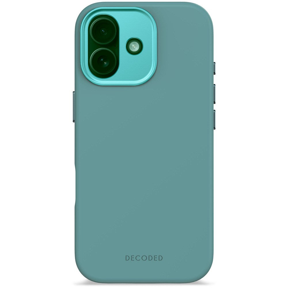 iPhone 17 - Decoded Silikone Cover - MagSafe Kompatibel - Retro Blue