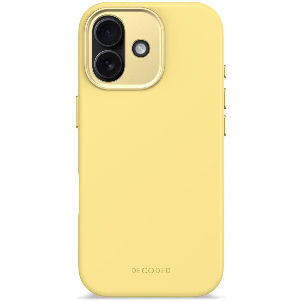 iPhone 17 - Decoded Silikone Cover - MagSafe Kompatibel - Yuma Yellow